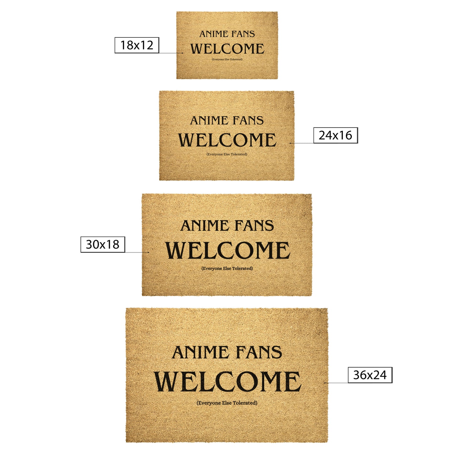 Anime Welcome - Door Mat