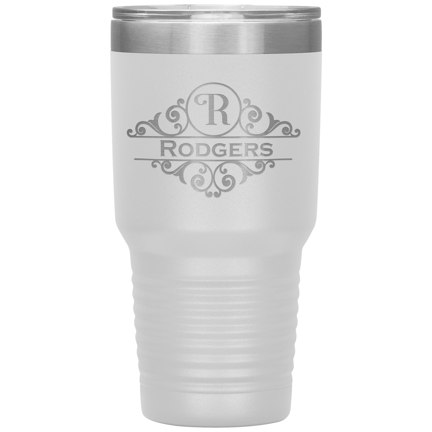 30oz Tumbler - Fancy Monogram