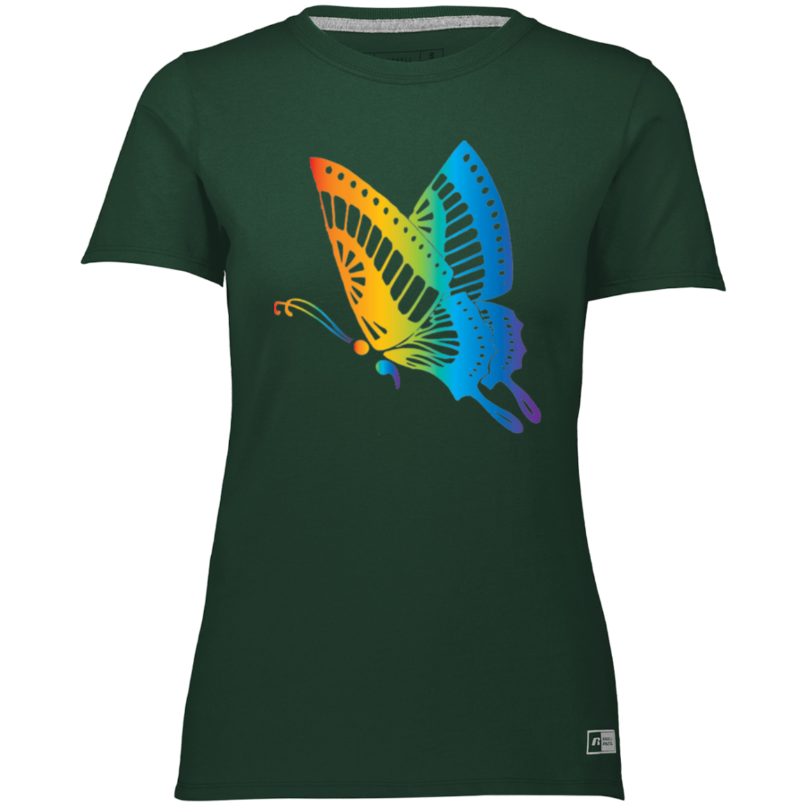 Side Butterfly Semicolon Ladies’ Essential Dri-Power Tee