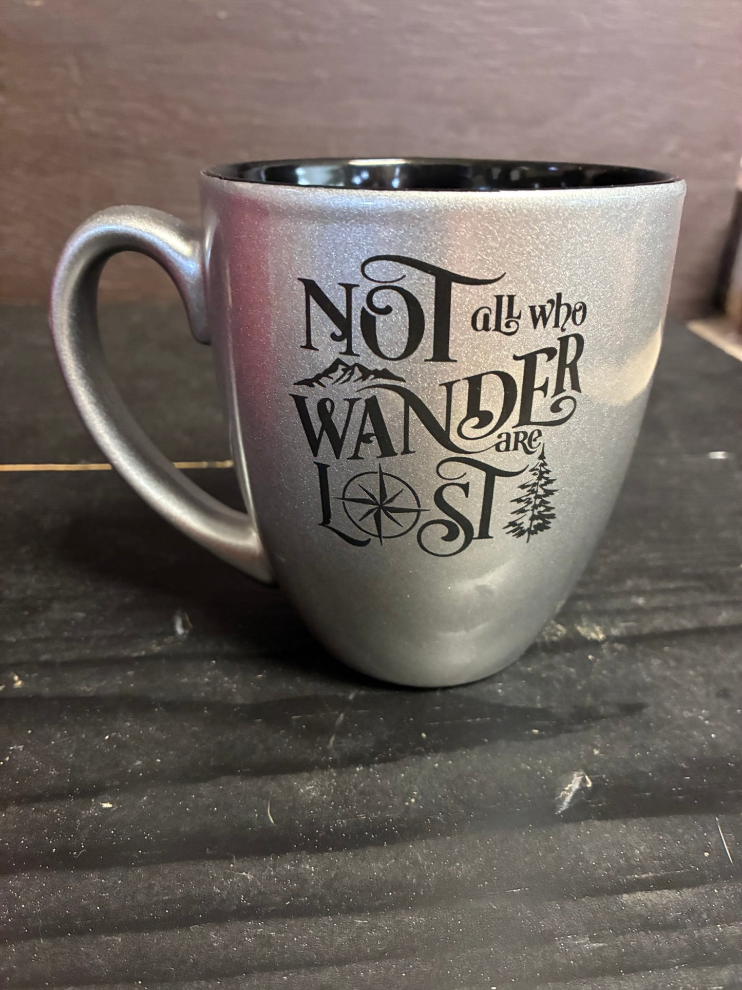 Not All Who Wander Bistro Mug