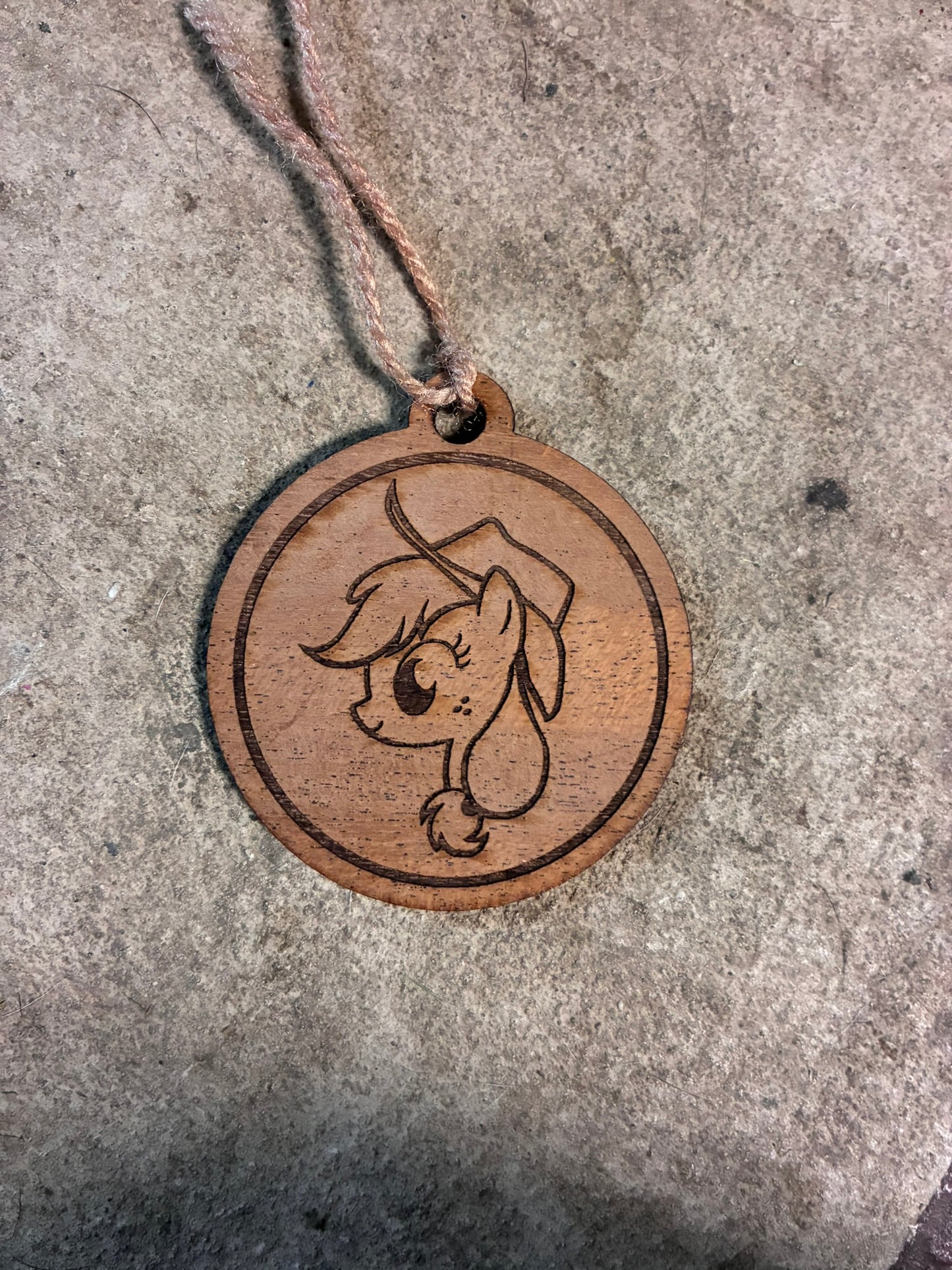 Ponies Wood Ornaments