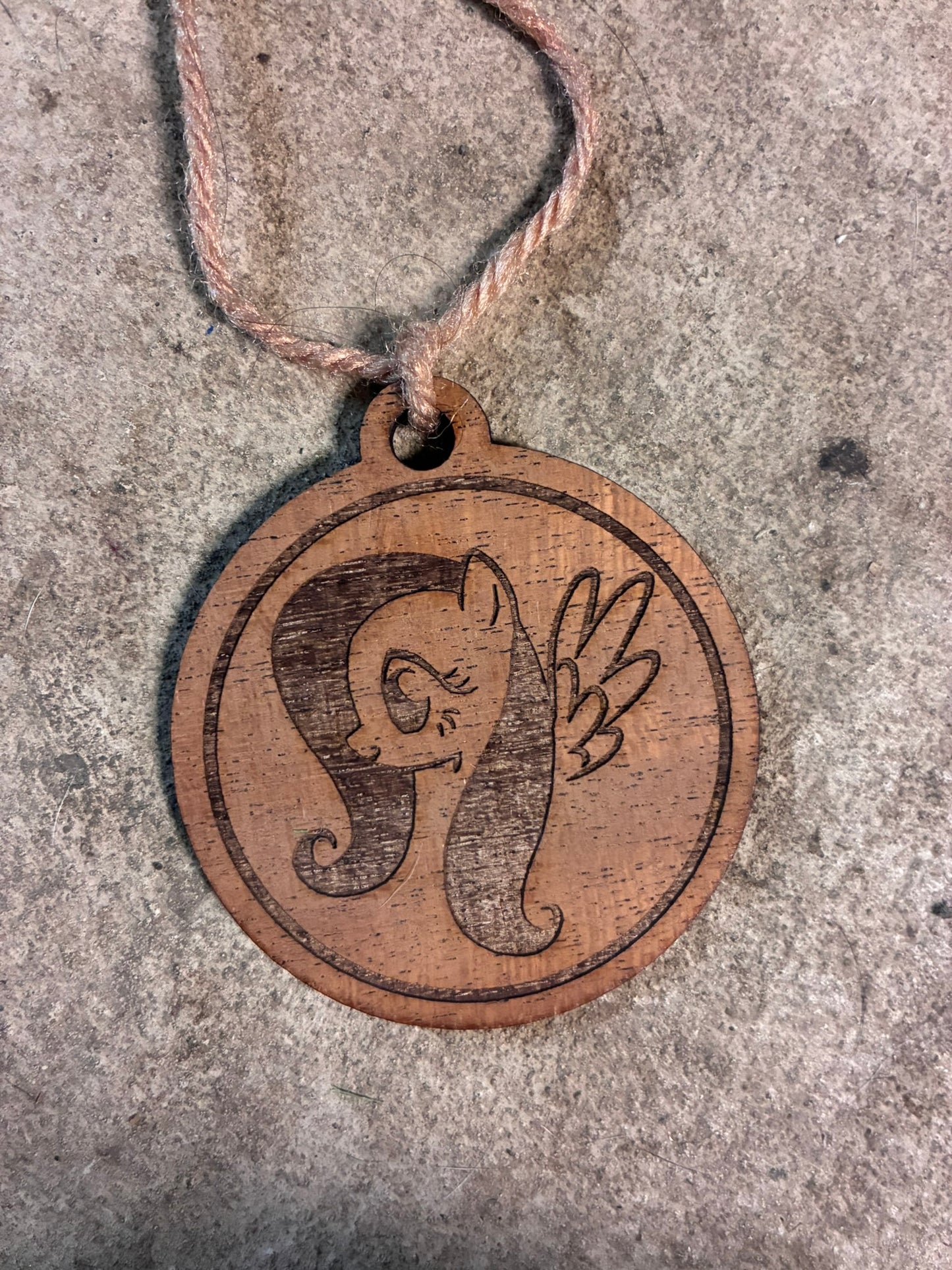 Ponies Wood Ornaments