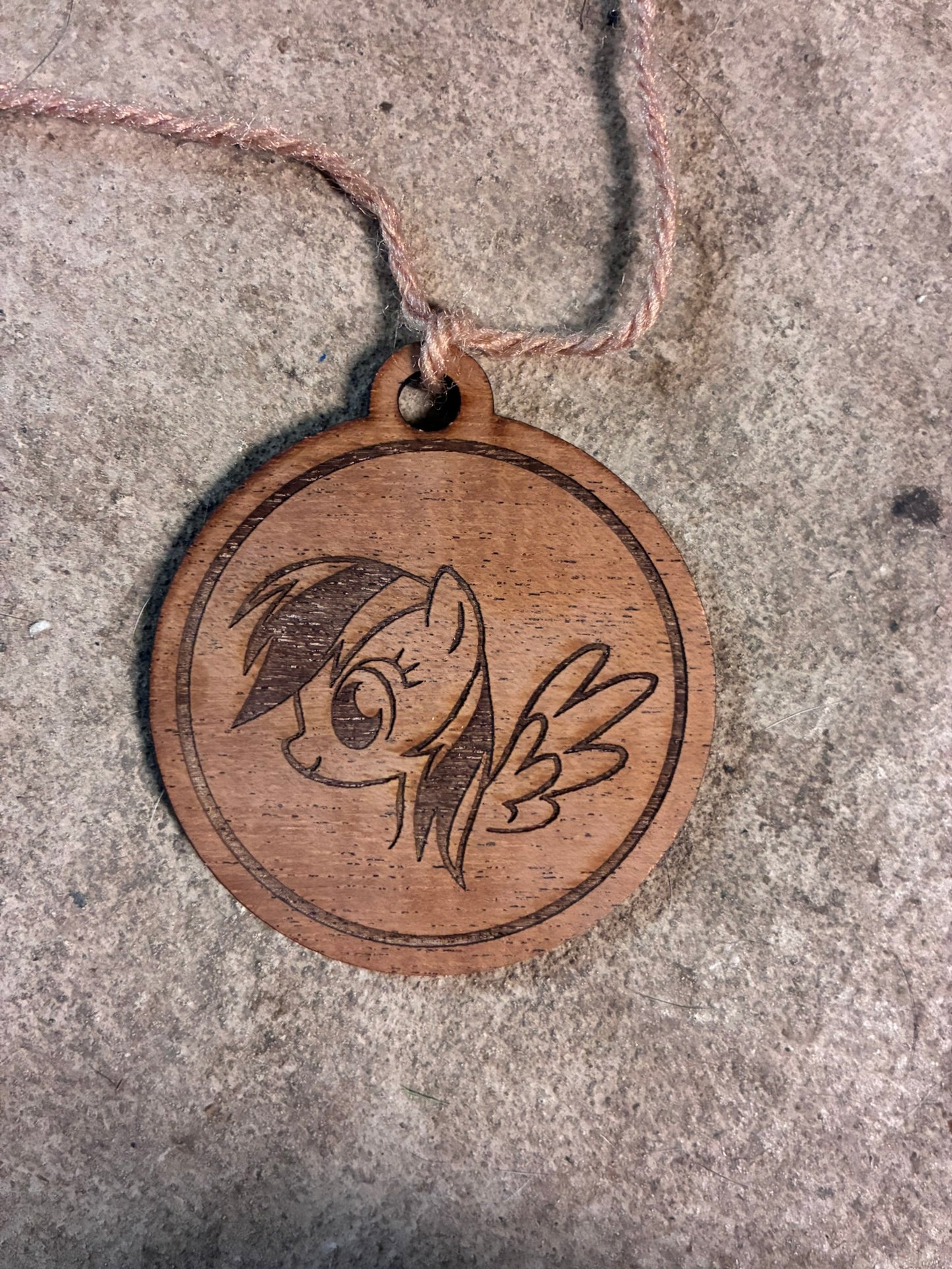 Ponies Wood Ornaments