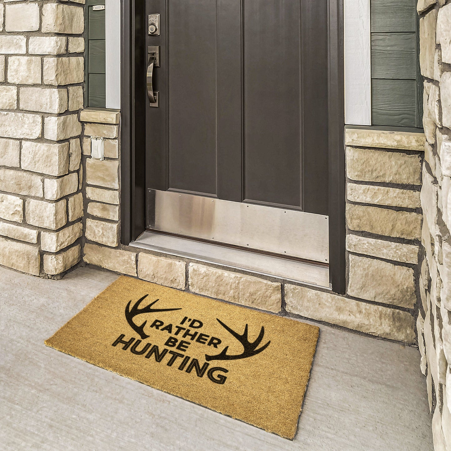 I'd Rather Be Hunting - Door Mat