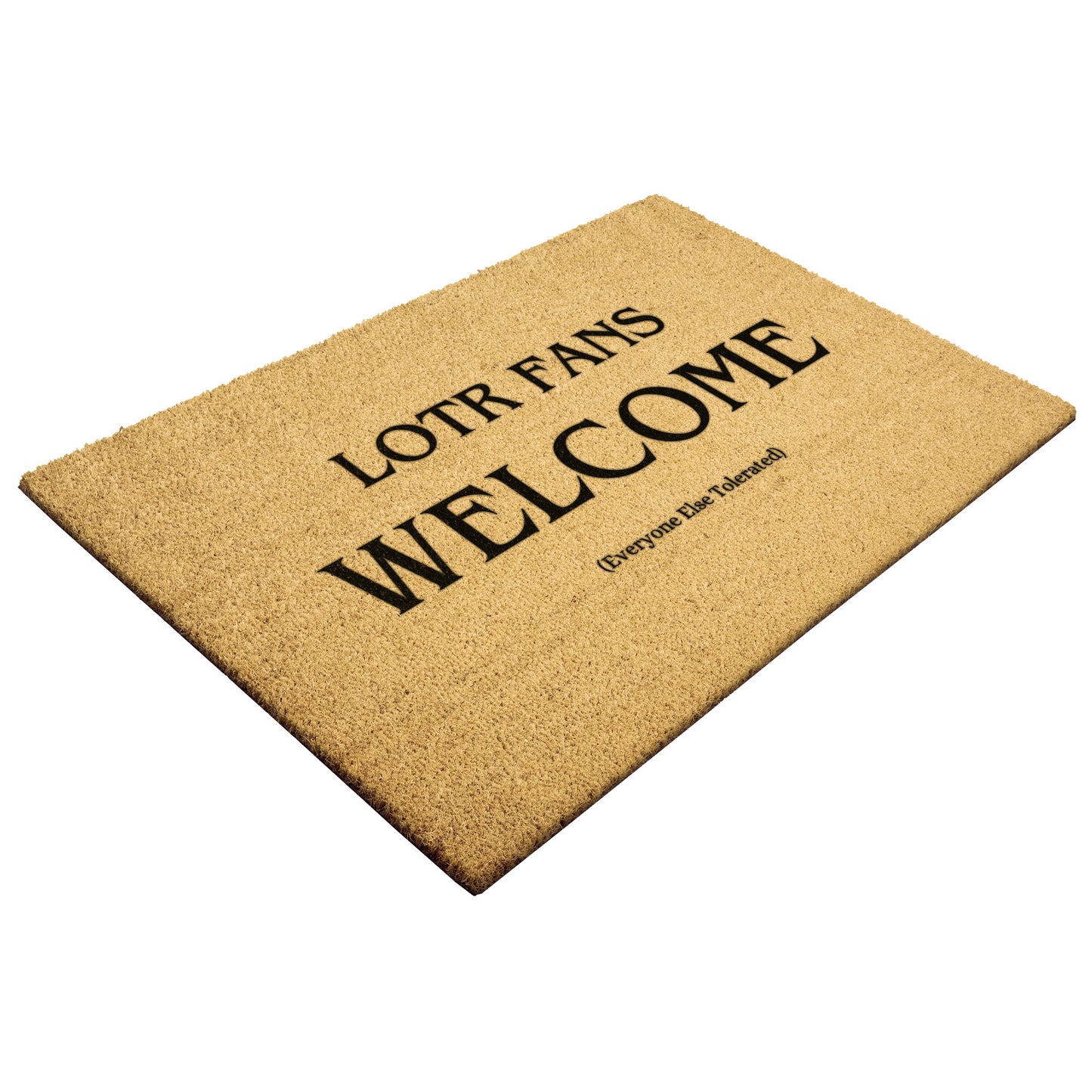 LOTR Fans Welcome - Door Mat