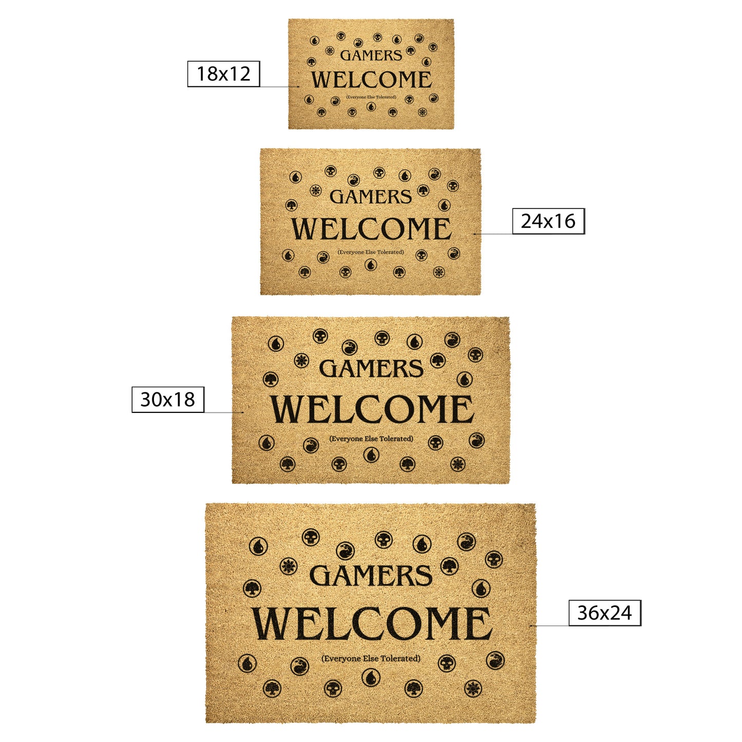 Gamers Welcome (Mana) - Door Mat