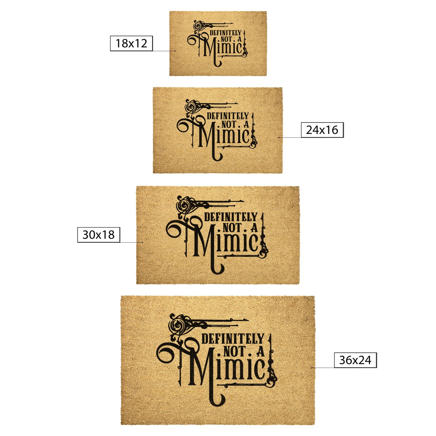 Not a Mimic - Door Mat