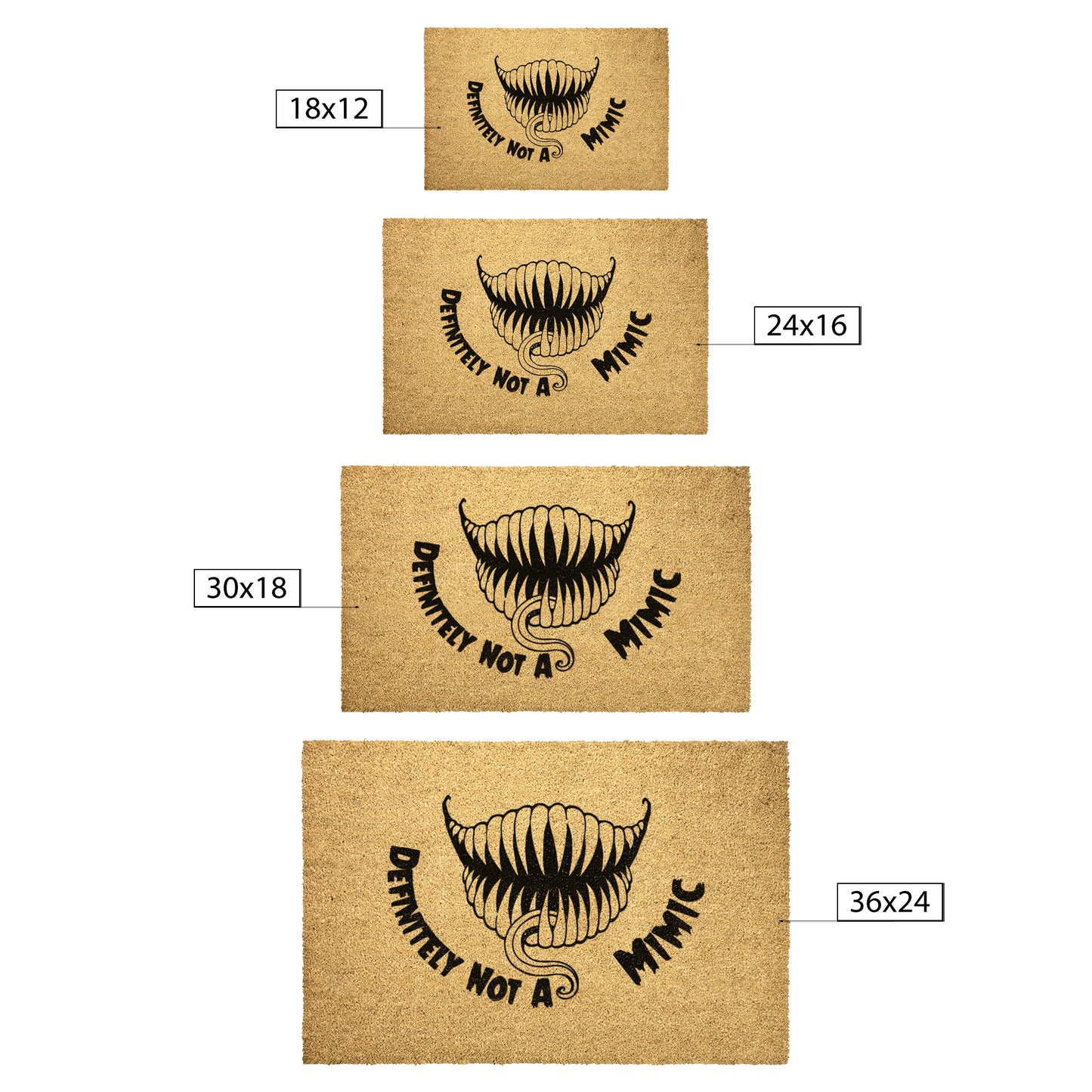 Not a Mimic - Door Mat