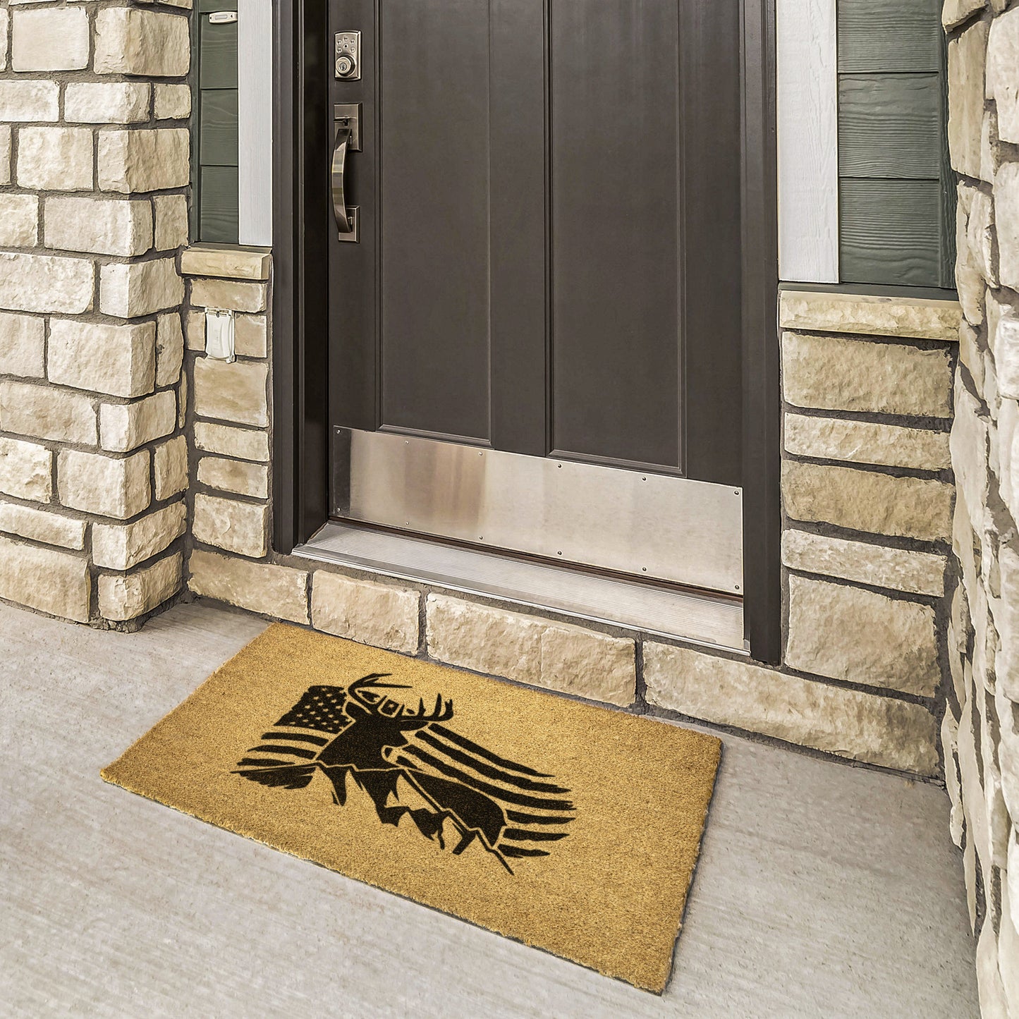 Patriotic Deer - Door Mat
