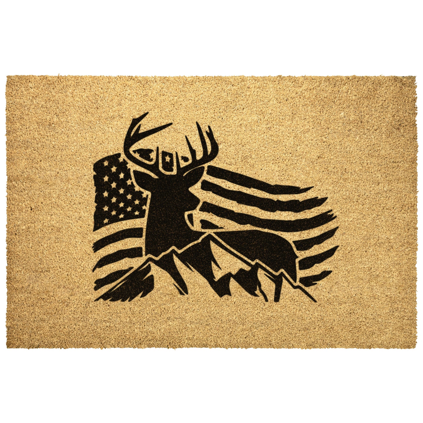 Patriotic Deer - Door Mat