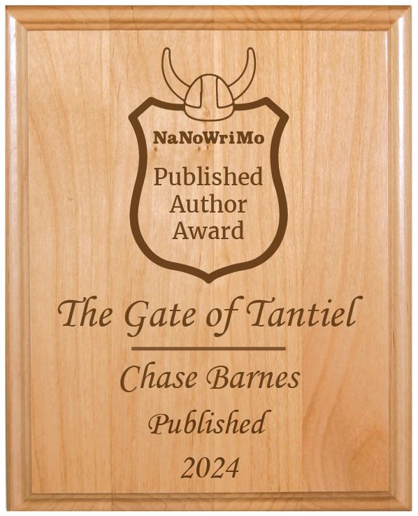 Published Author Award Plaque 5" x 7"