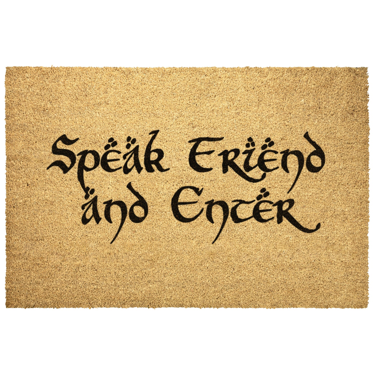 Speak Friend and Enter - Door Mat