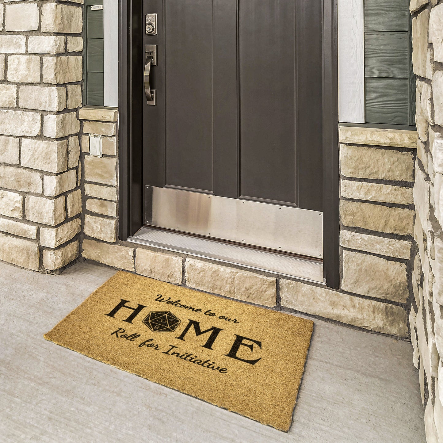 Welcome to our Home (Roll Initiative) - Door Mat