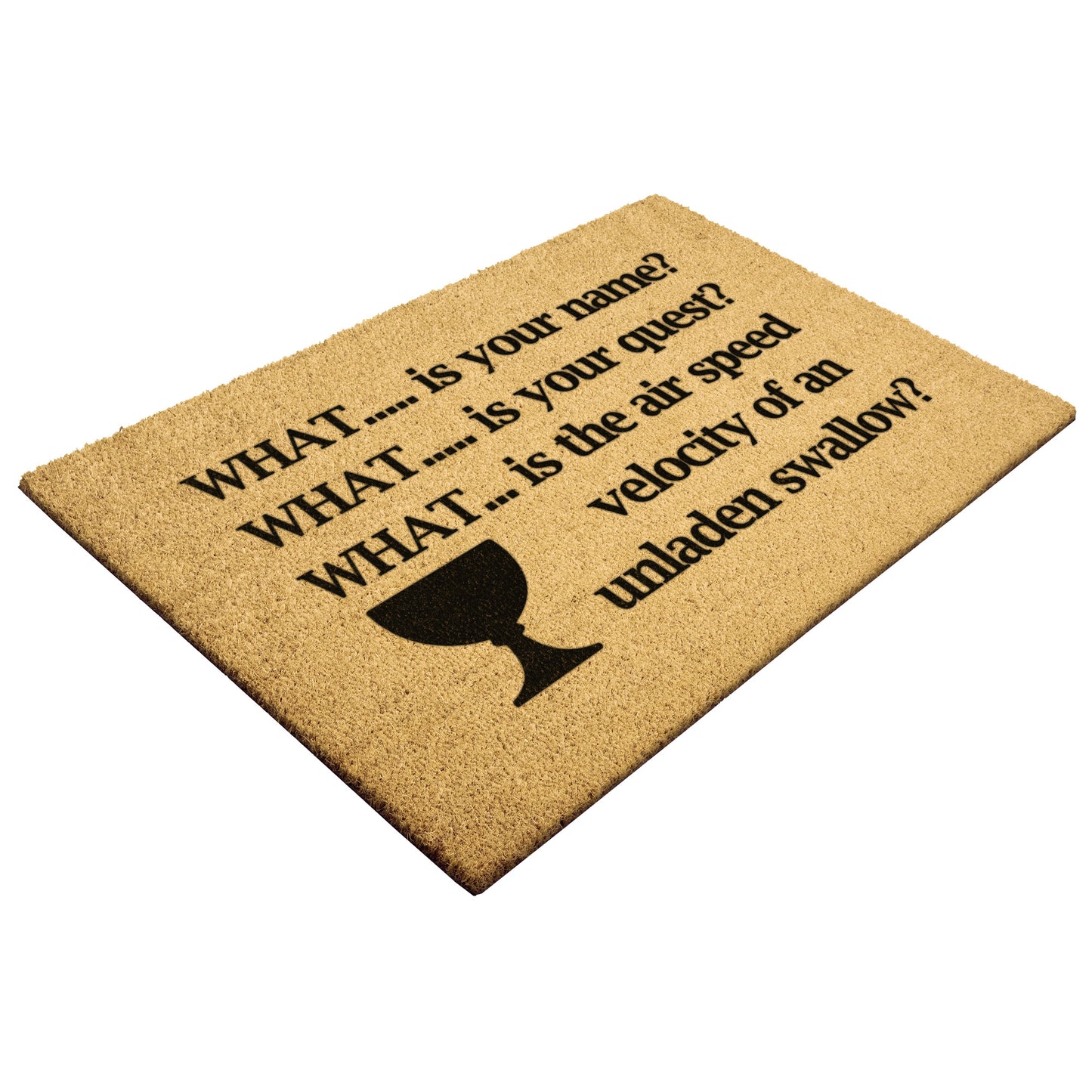 What is your Quest? - Door Mat