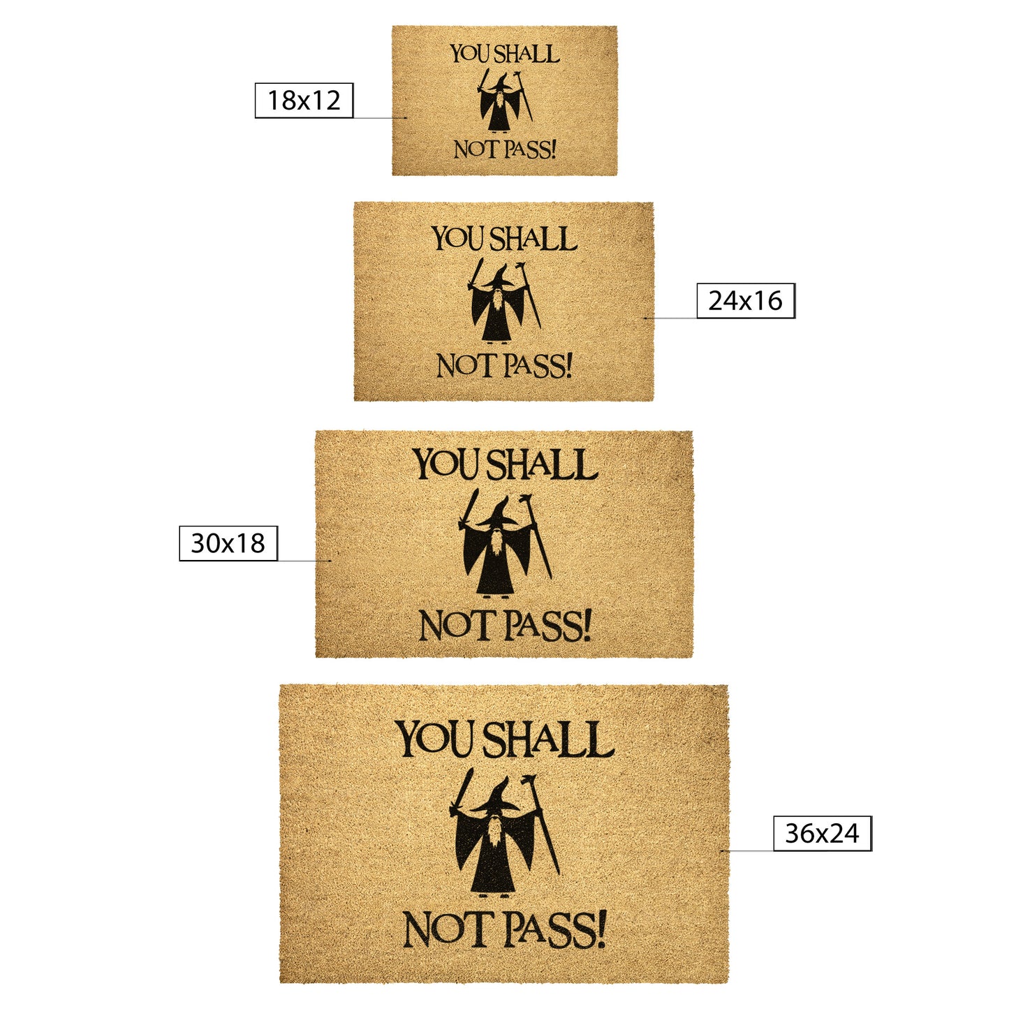 You Shall Not Pass - Door Mat