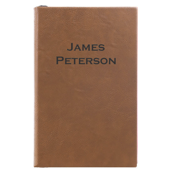 Leatherette Journal - Custom Name/Text