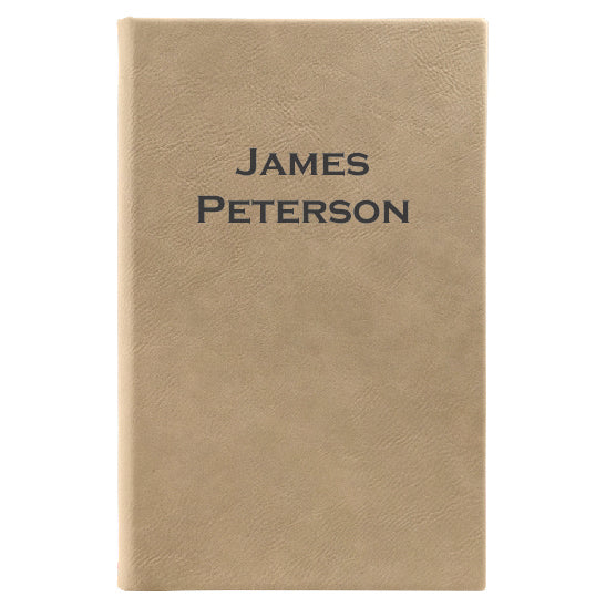 Leatherette Journal - Custom Name/Text