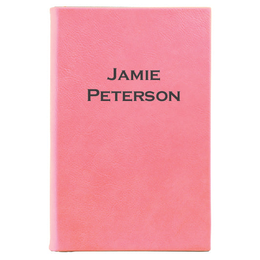 Leatherette Journal - Custom Name/Text