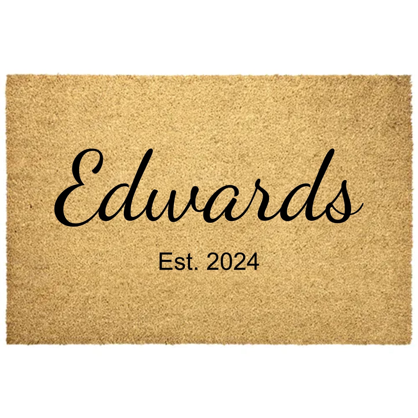 Custom Name Door Mat