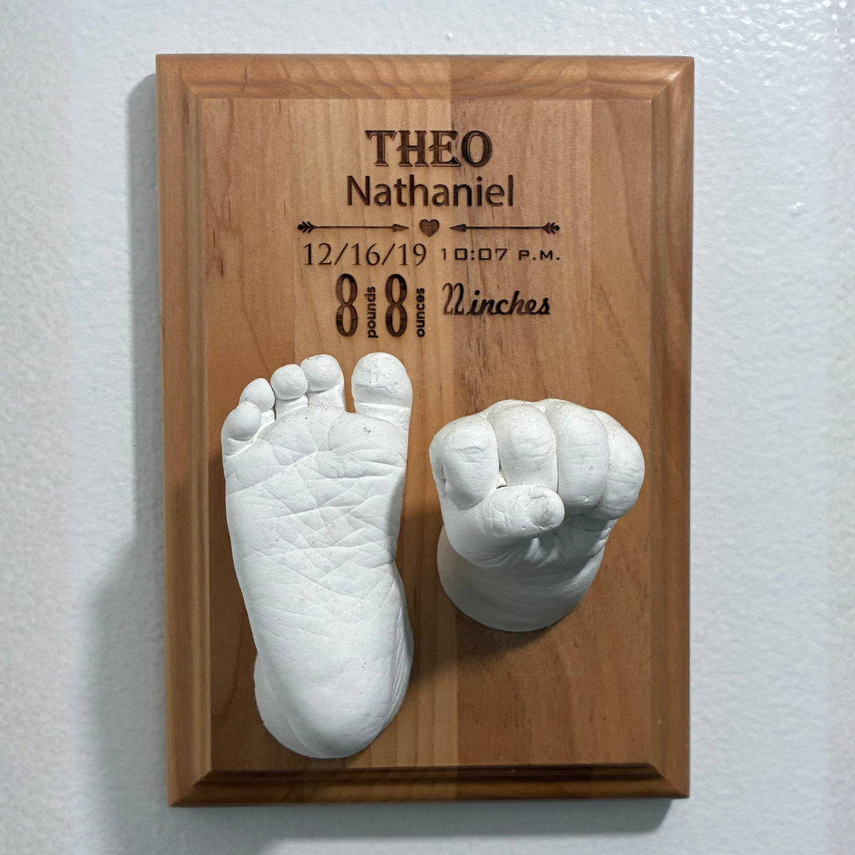 Birth Milestone Plaque