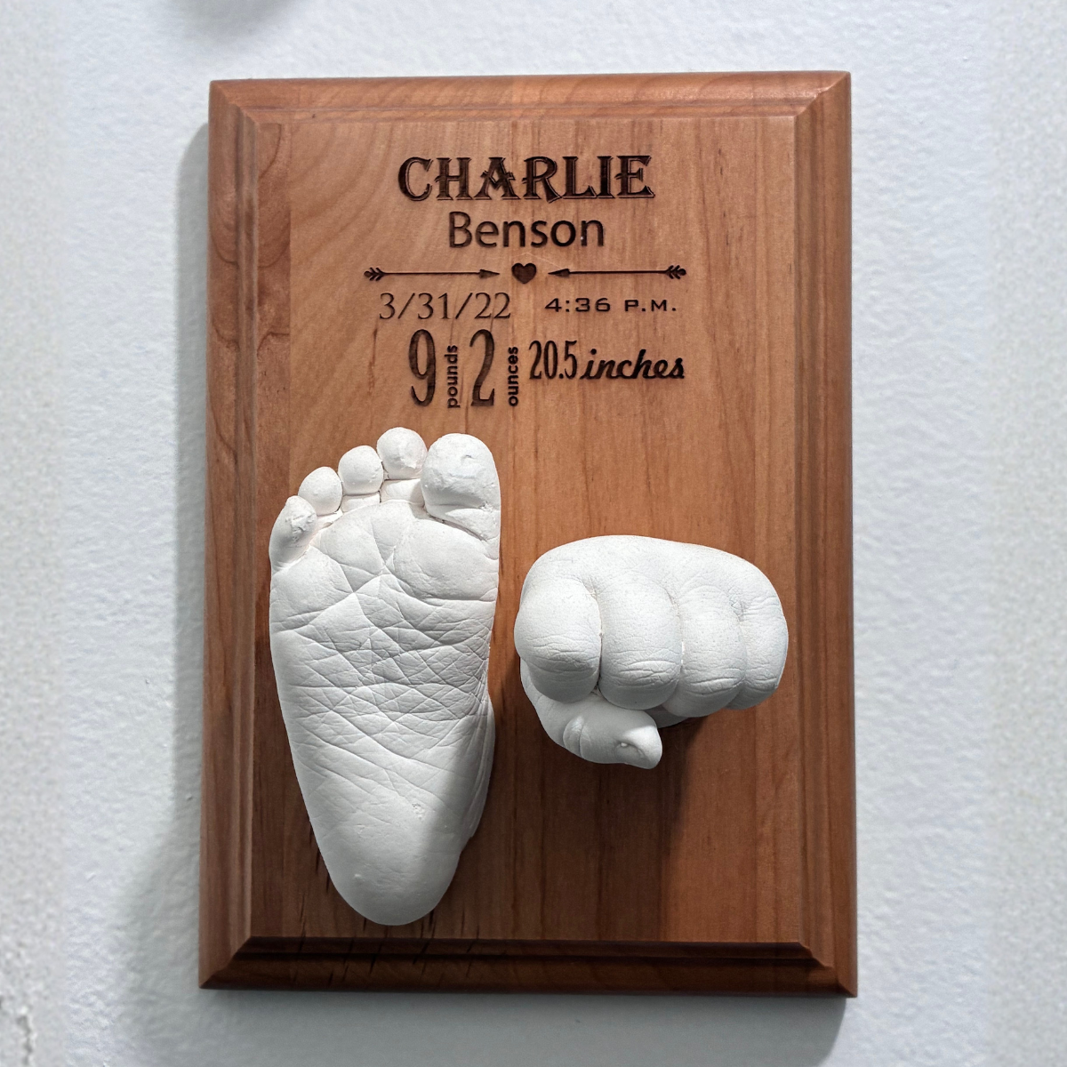 Birth Milestone Plaque
