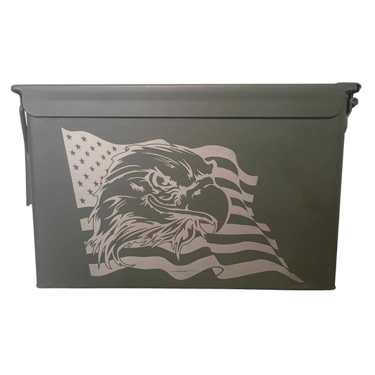 Ammo Can 0.50 Caliber - Eagle and Flag
