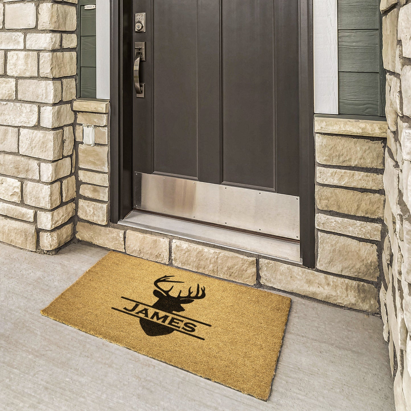Custom Name Door Mat - Deer