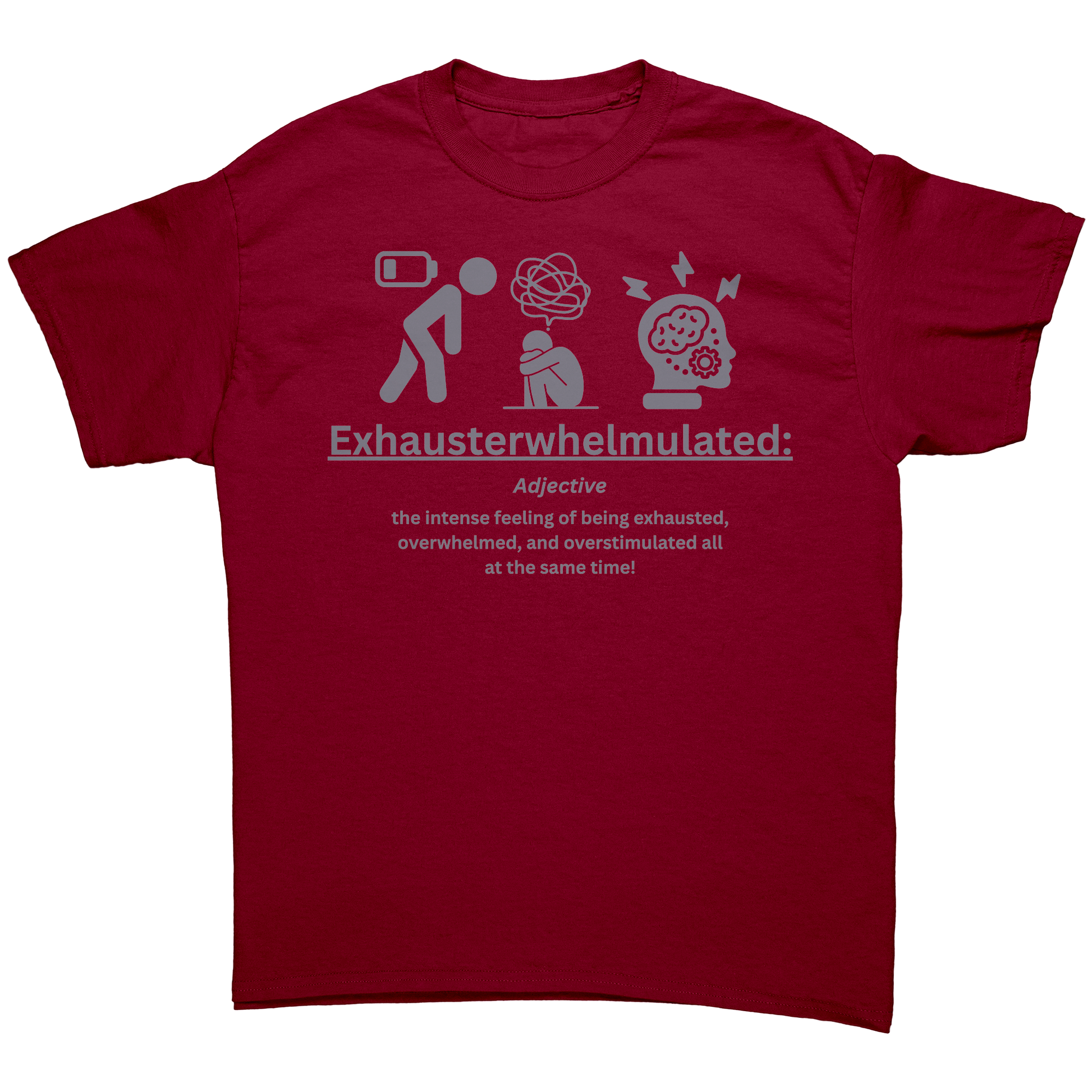 Exhausterwhelmulated_Shirt_Cardinal_Red_Front_Mockup.png_15330726