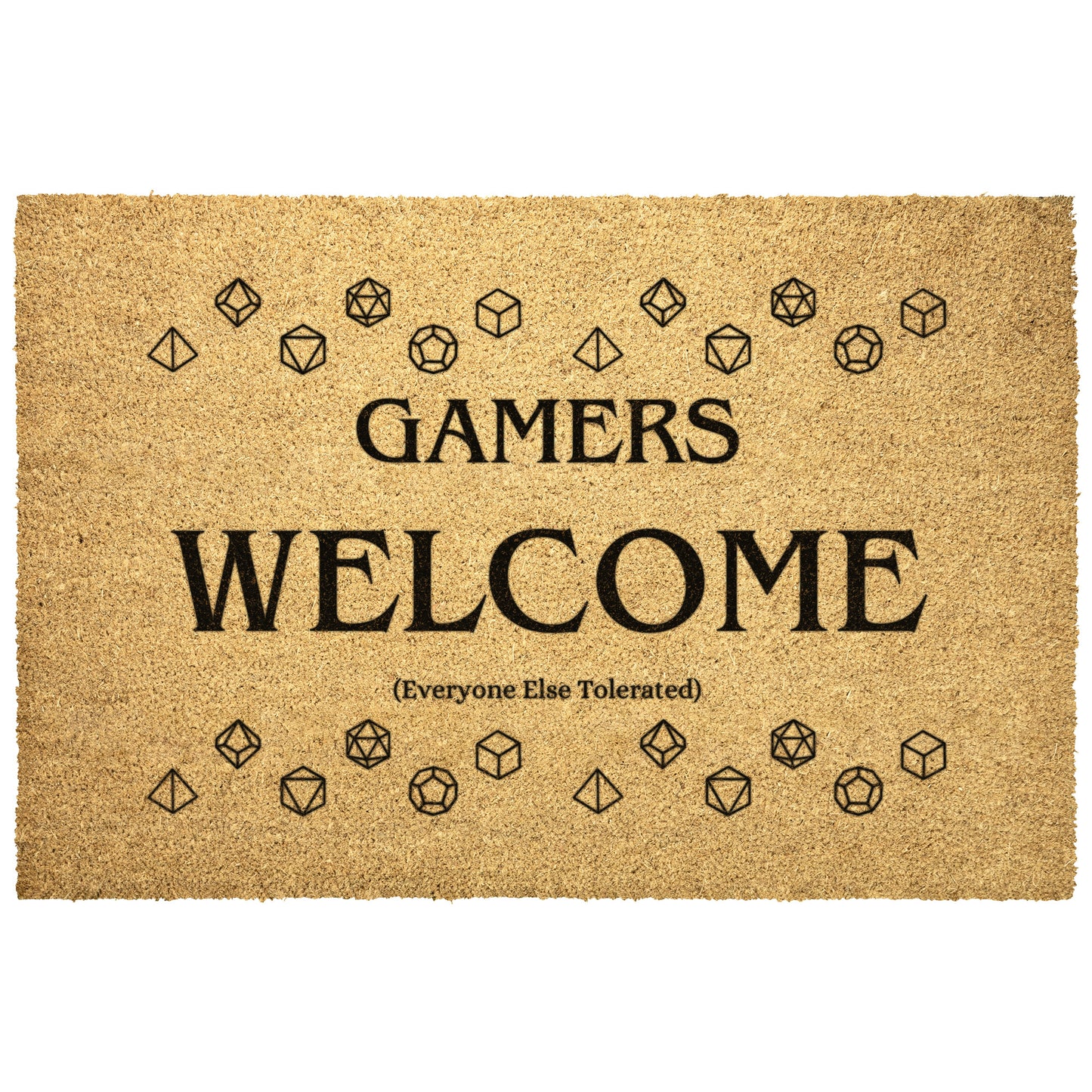 Gamers Welcome (Dice) - Door Mat