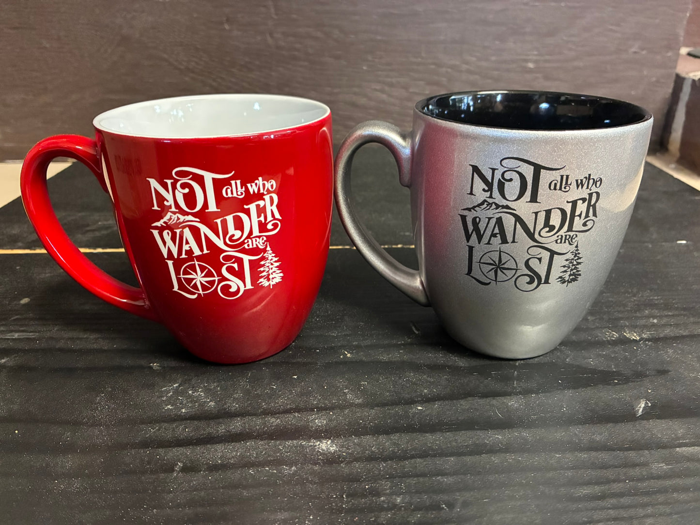 Not All Who Wander Bistro Mug