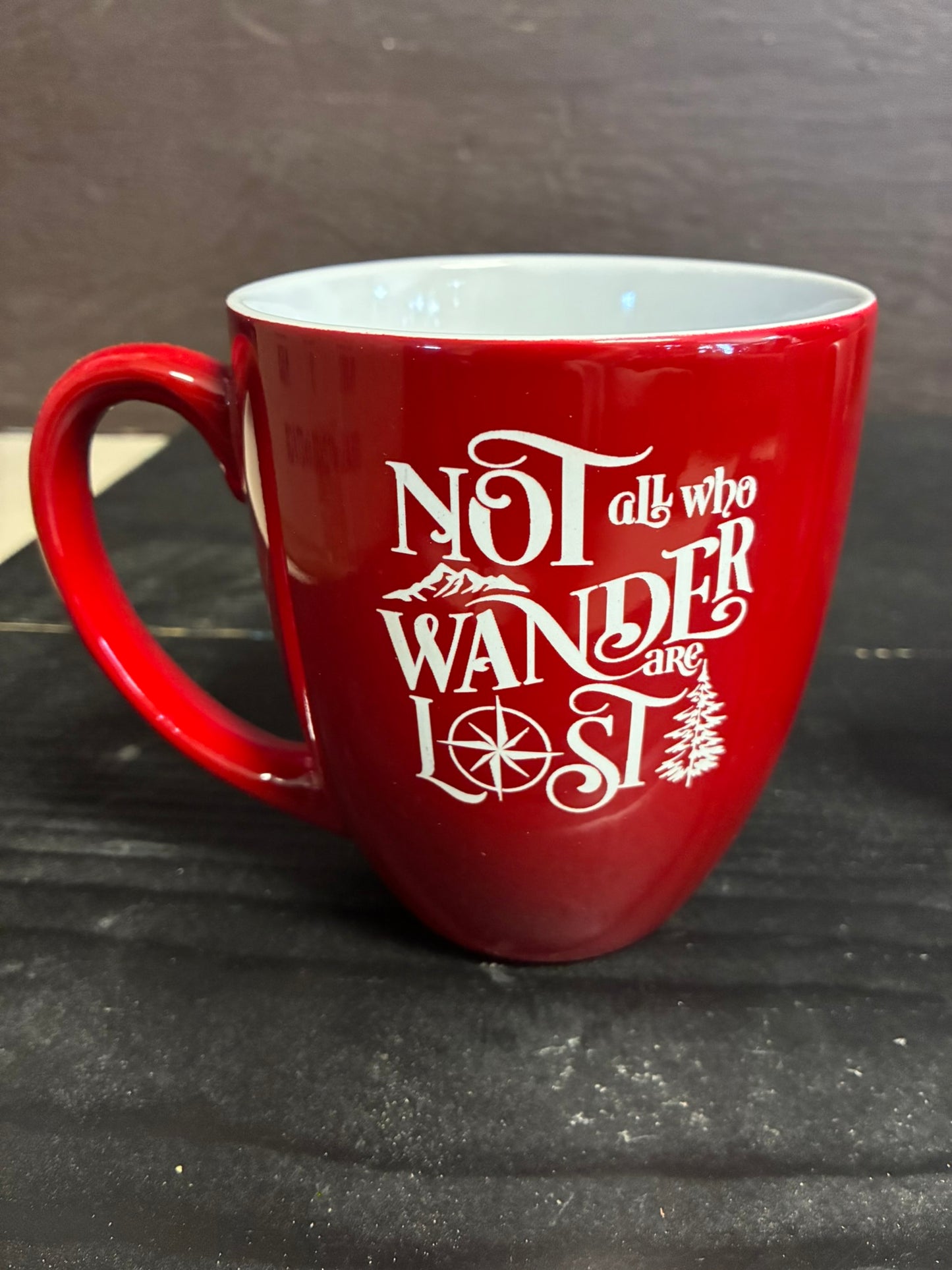 Not All Who Wander Bistro Mug