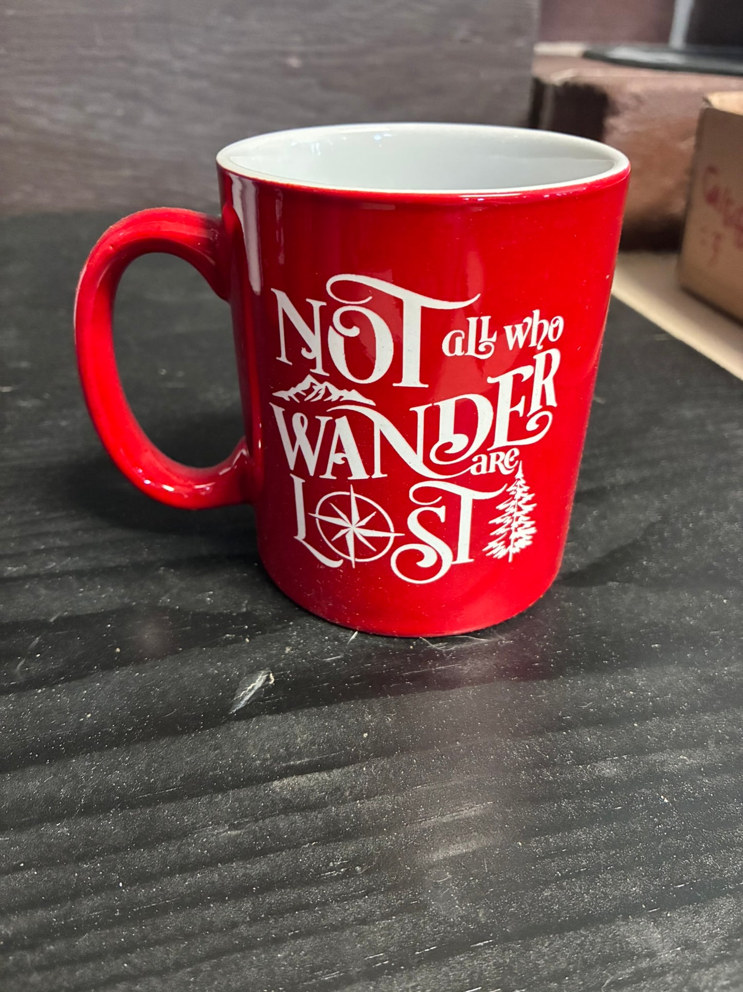 Not All Who Wander Mug