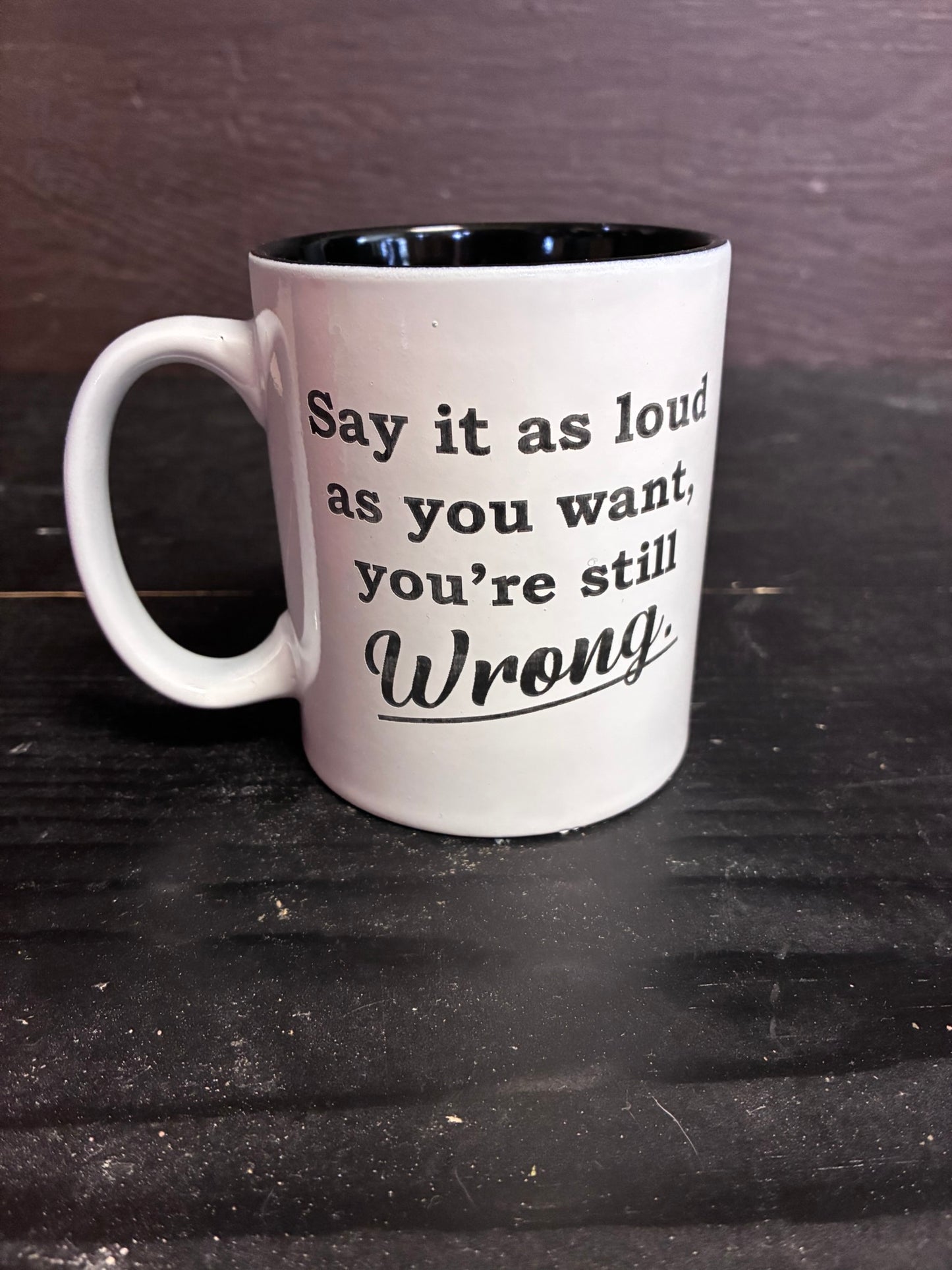 Loudly Wrong Mug
