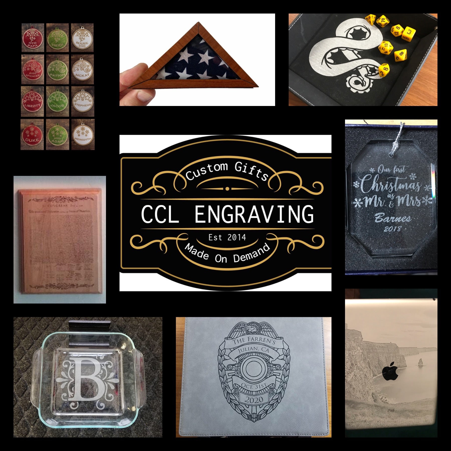 CCL Engraving Gifts and Promotional Items
