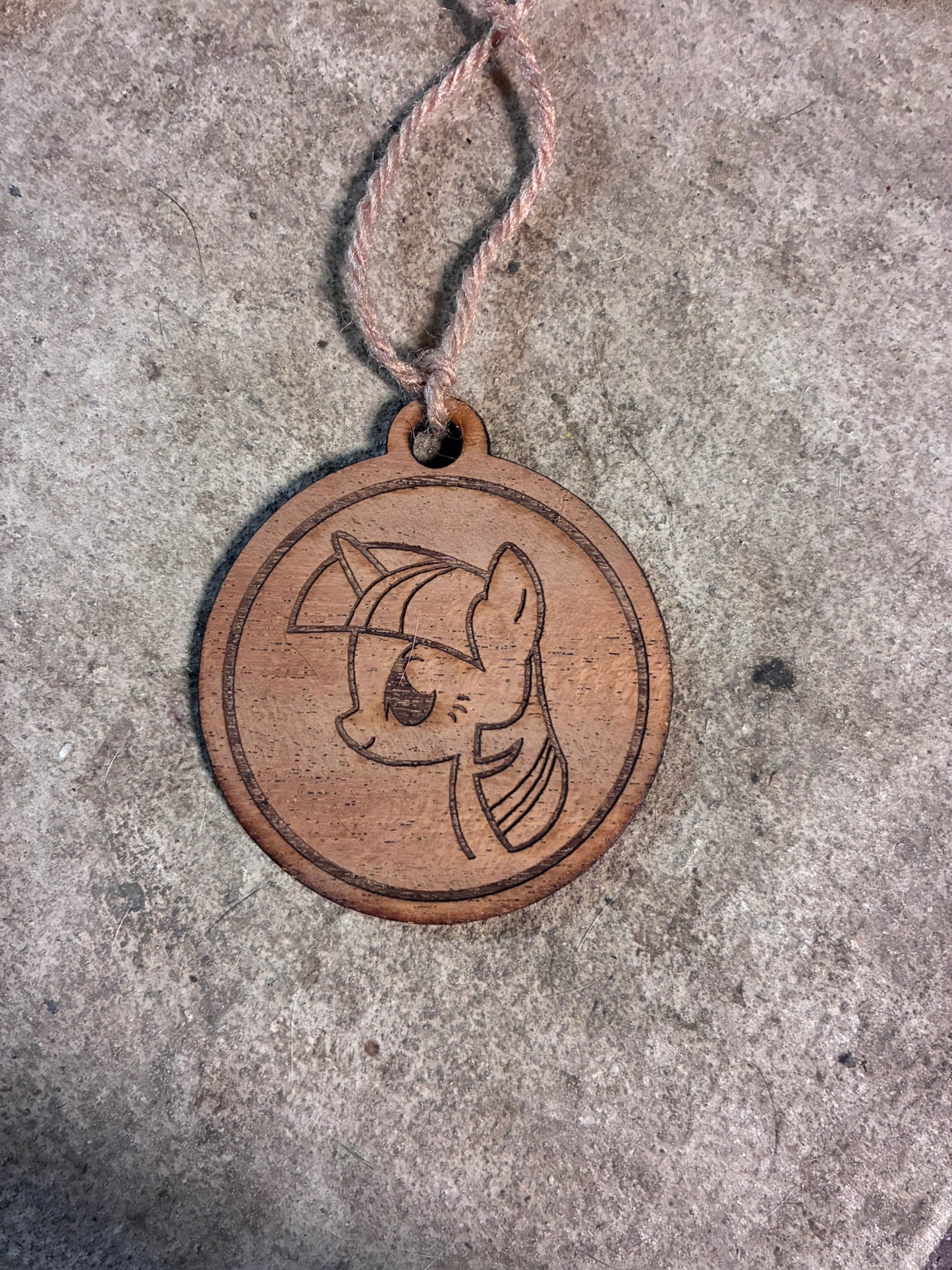 Ponies Wood Ornaments