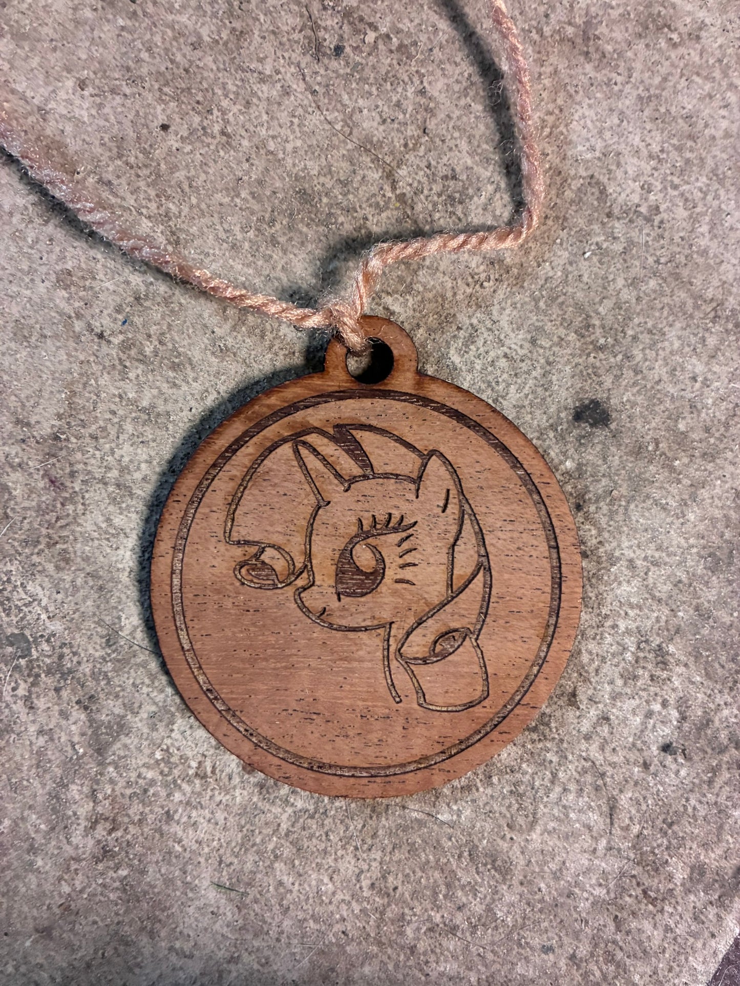 Ponies Wood Ornaments