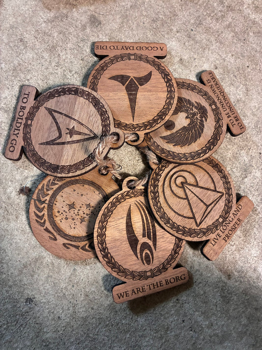 Trekkie Ornaments
