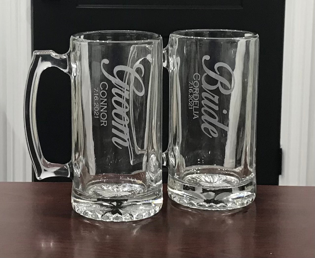 Bride & Groom Stein Set