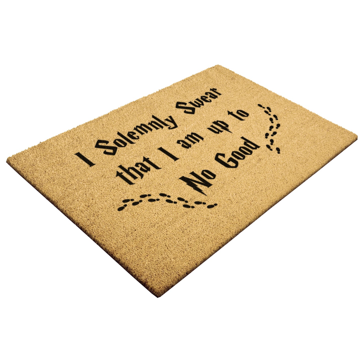 I Solemnly Swear That I'm up to No Good - Door Mat