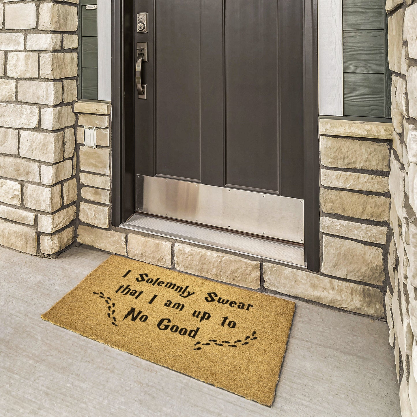 I Solemnly Swear That I'm up to No Good - Door Mat