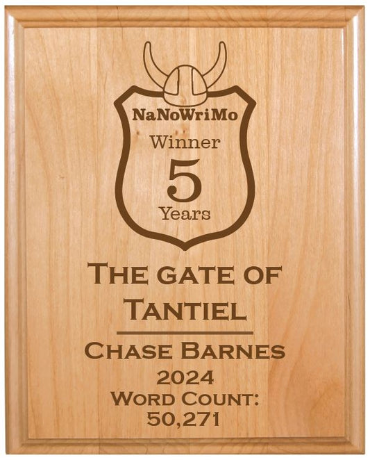 Winner's Streak Award Plaque 5" x 7"
