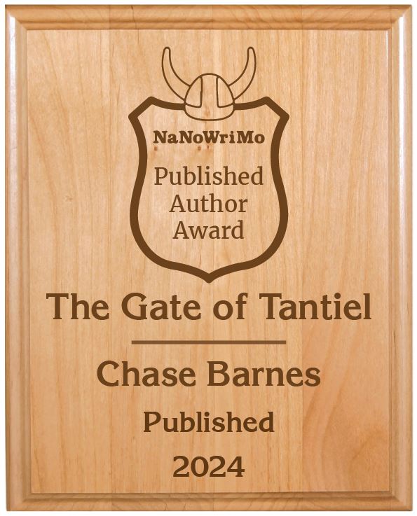 Published Author Award Plaque 5" x 7"